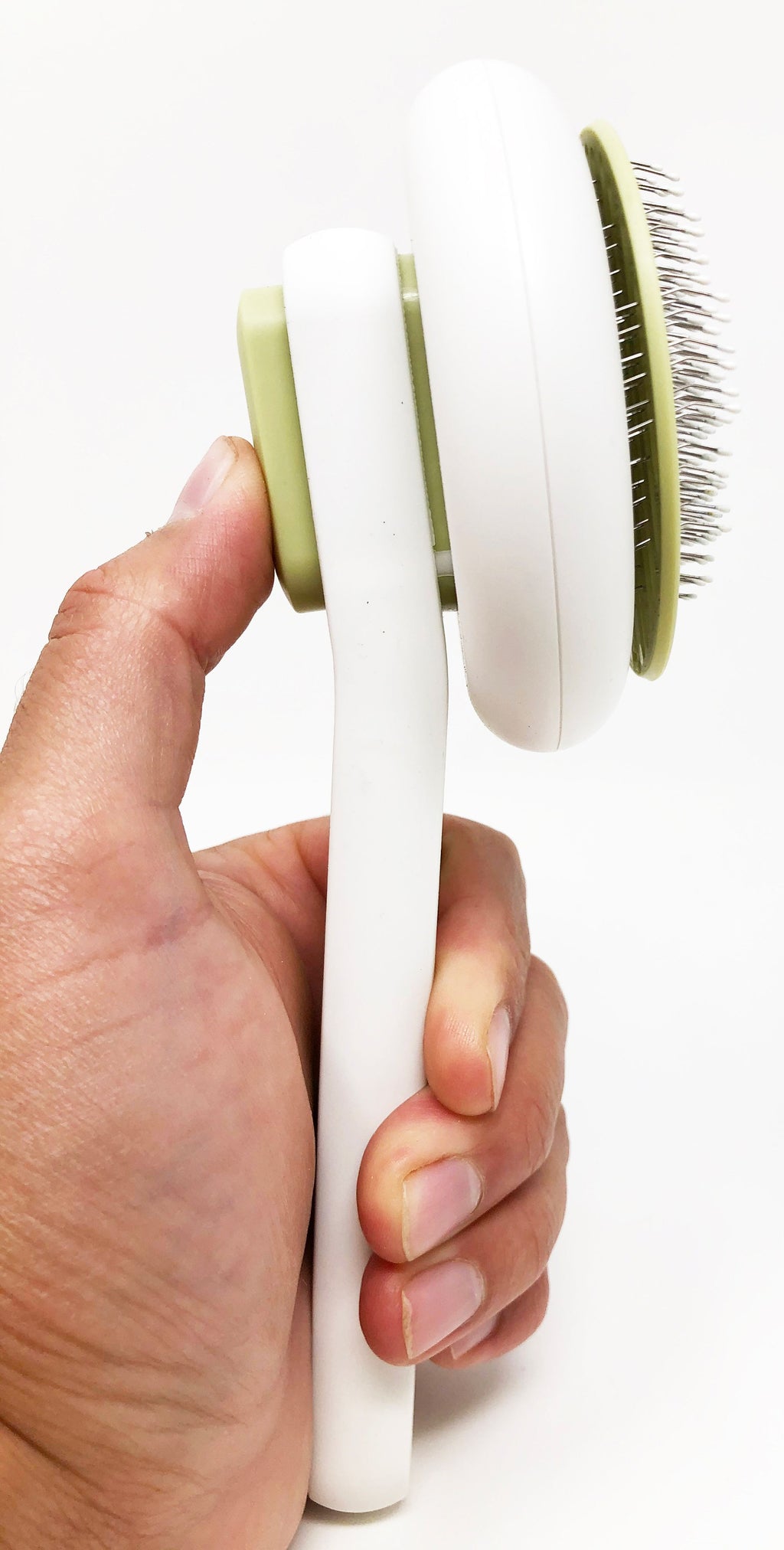 Pet Life ® 'Concepto' Modern Bristle Grooming Pet Deshedder Comb
