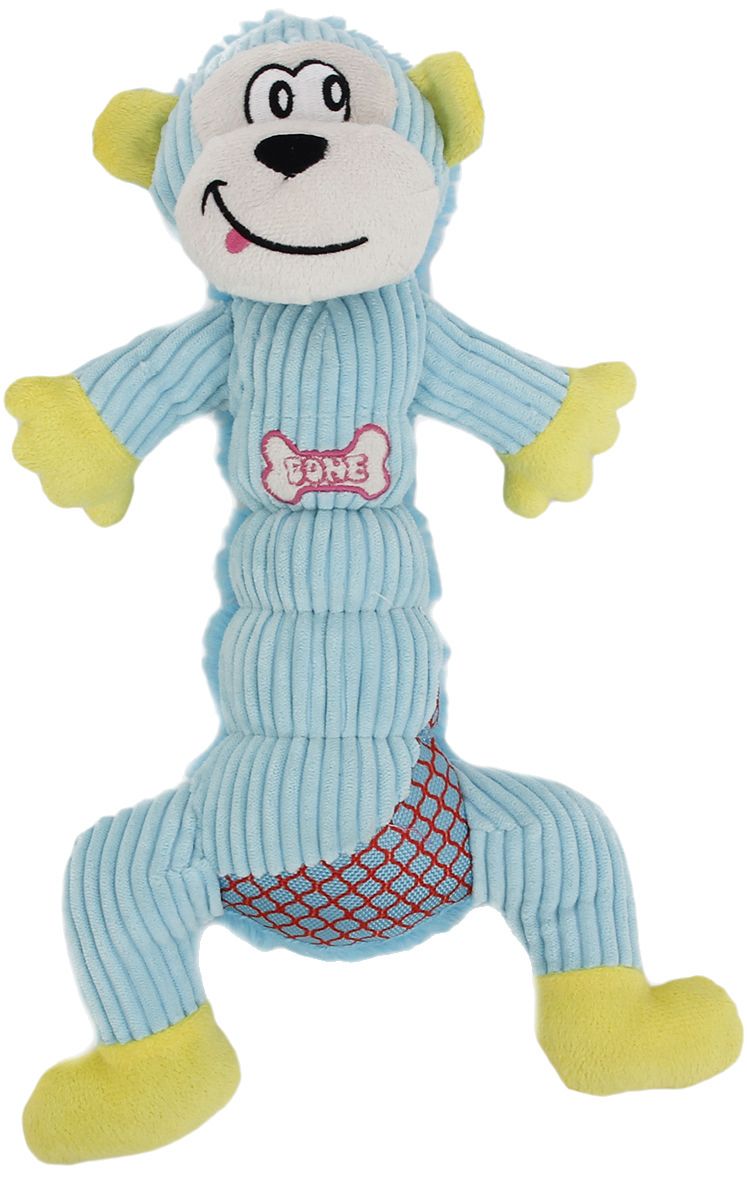 Cuddle Plush Mesh Squeaking Teddy Bear Dog Toy, 14.57"