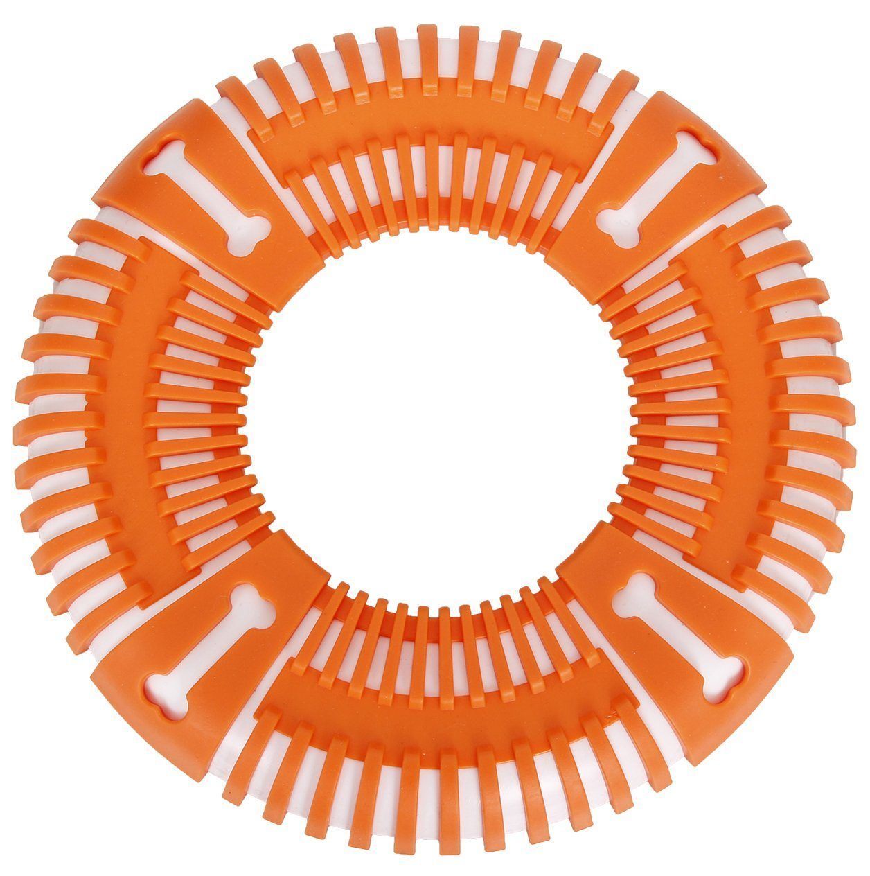 Flex Bark Training Frisbee, Flexible TPR Dog Toy, 9.44-Inch