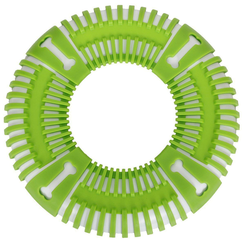 Flex Bark Training Frisbee, Flexible TPR Dog Toy, 9.44-Inch