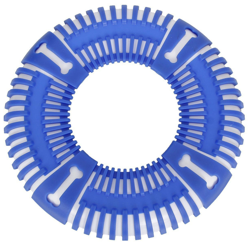 Flex Bark Training Frisbee, Flexible TPR Dog Toy, 9.44-Inch