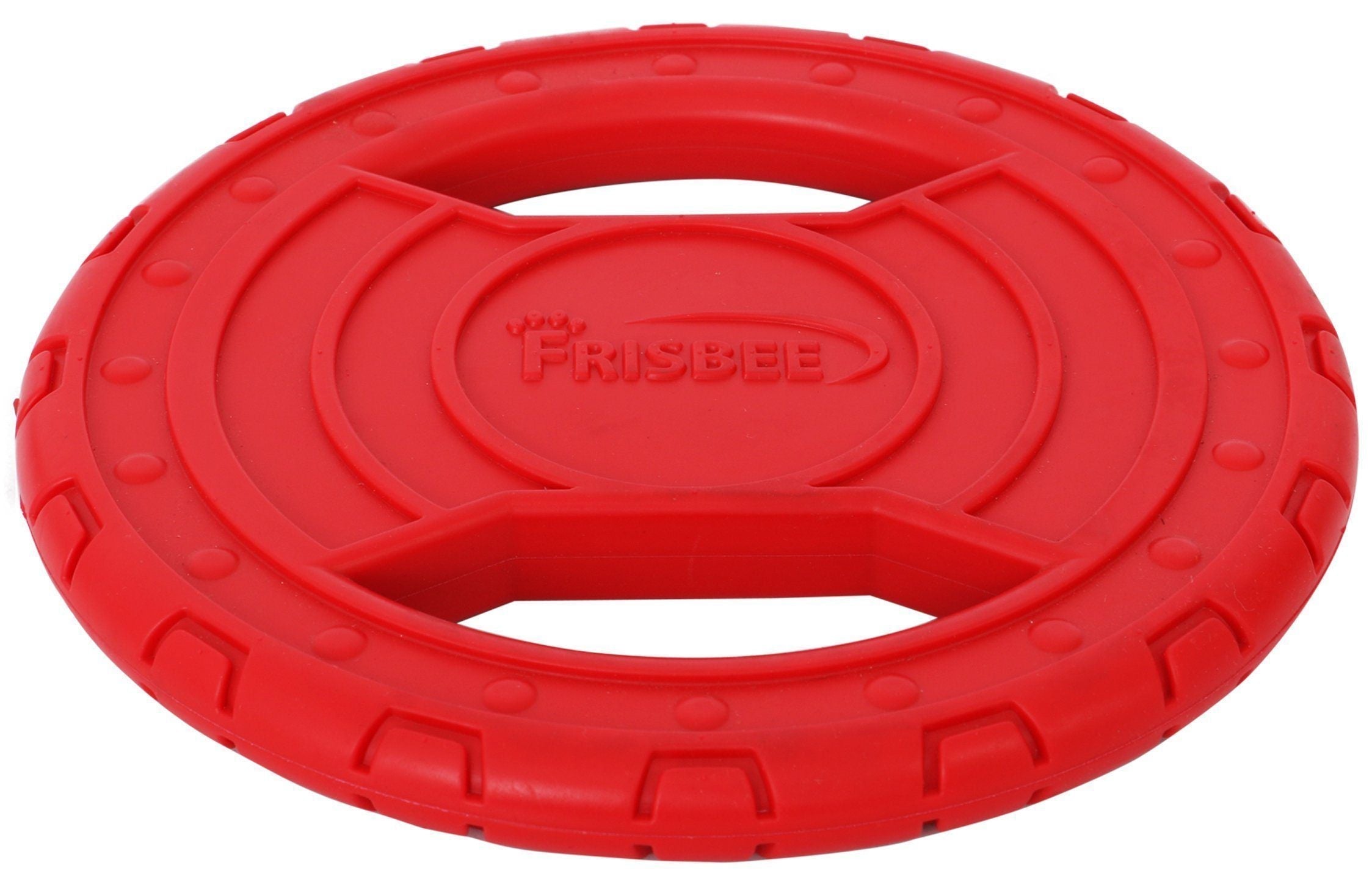 Denta-Toss TPR Frisbee Dog Toy, 8-Inch Floating Chew & Fetch