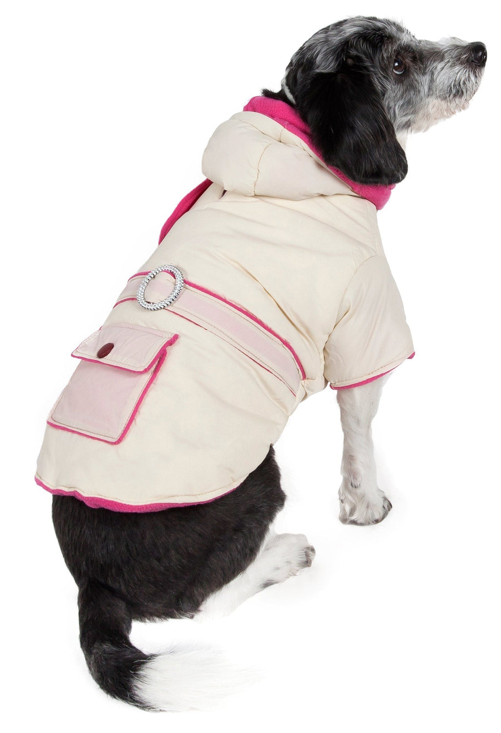 Dog Jacket with 3M Thinsulate Insulation and Diamond Buckle