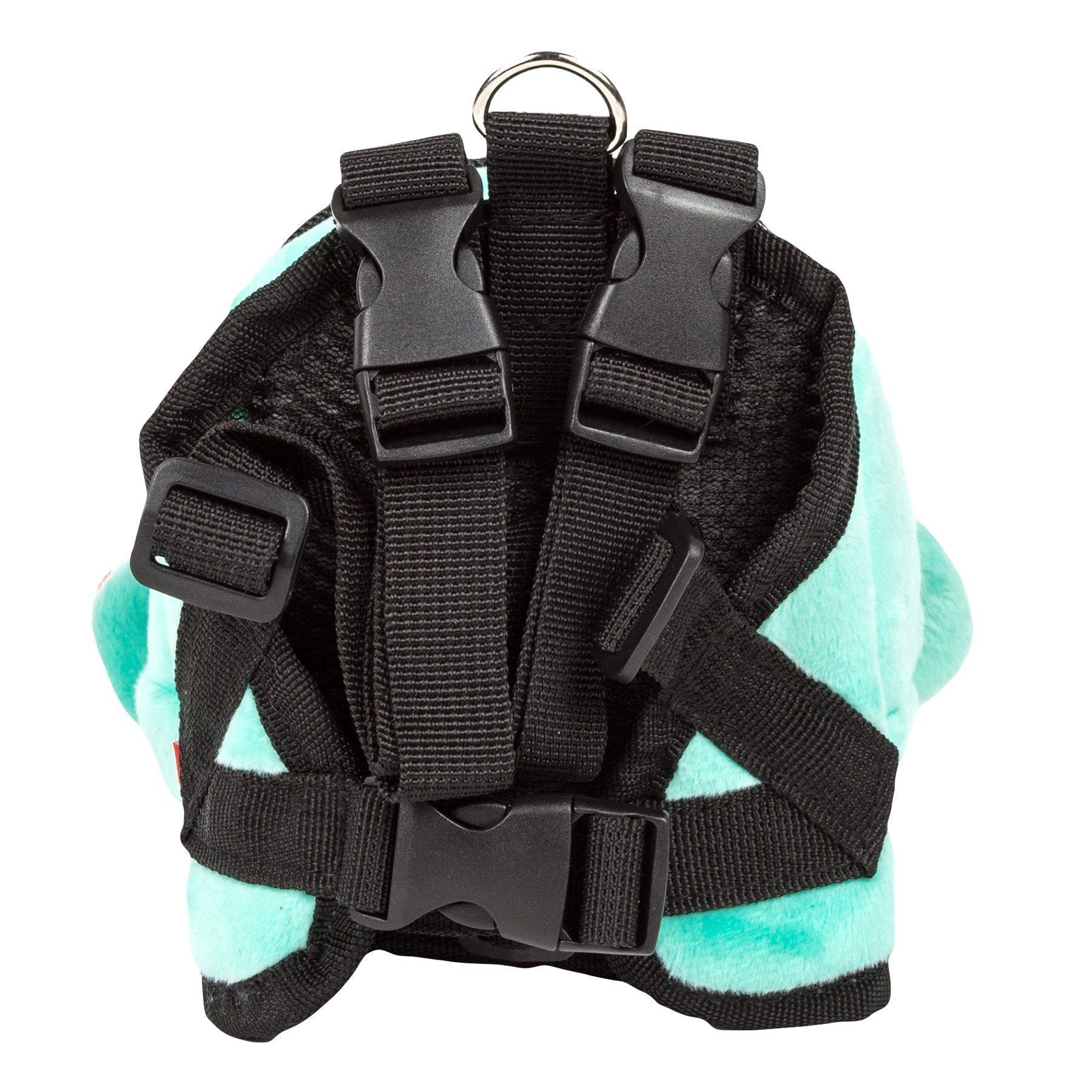 Dog Harness Backpack with Elephant Design and Dual Pockets