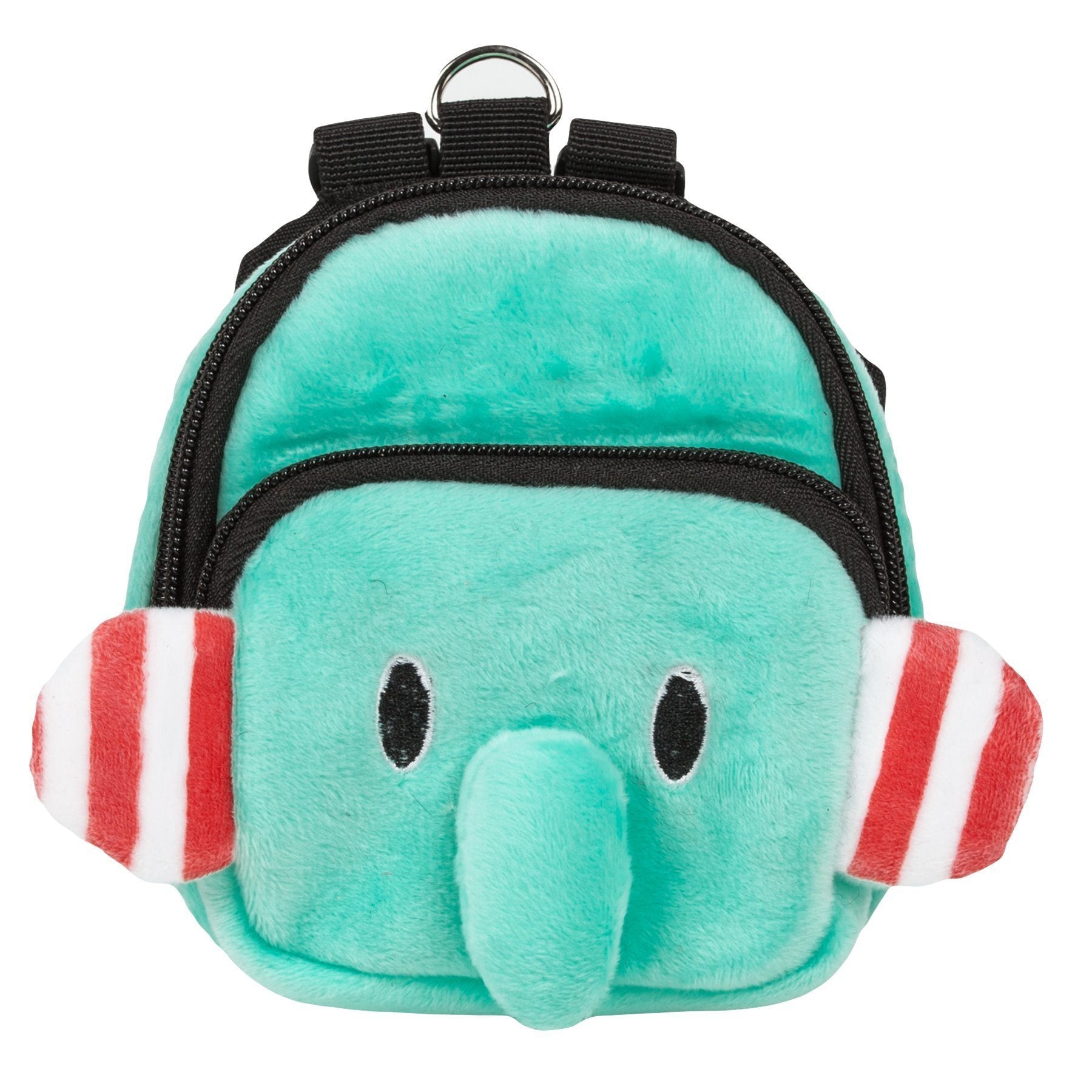 Dog Harness Backpack with Elephant Design and Dual Pockets