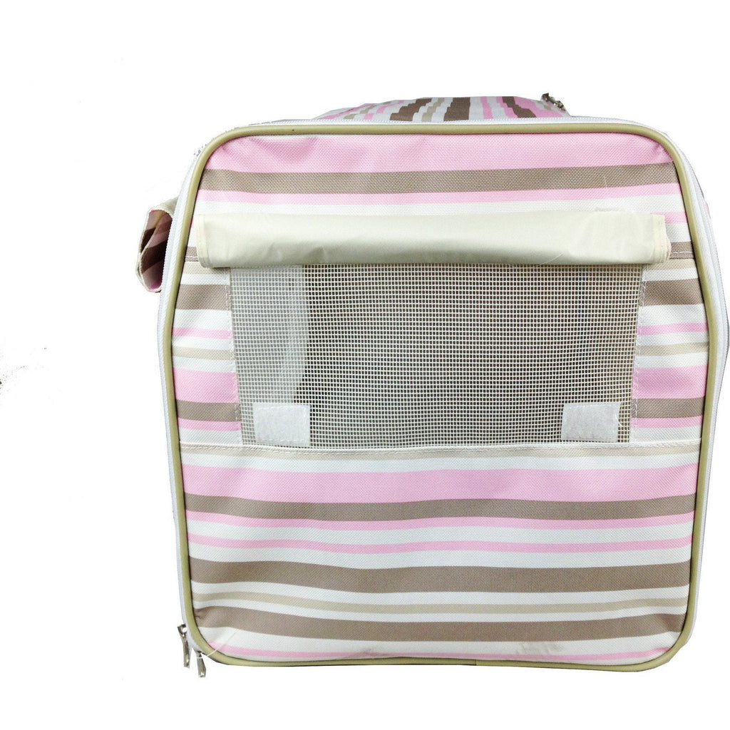 Collapsible Wire-Framed Dog Crate with Reversible Cushion
