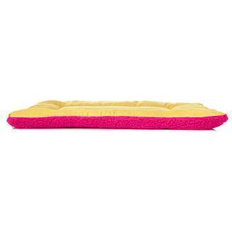 Reversible Eco-Paw Pet Bed Mat with Fleece and Polyester-Cotton
