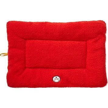 Reversible Eco-Paw Pet Bed Mat with Fleece and Polyester-Cotton