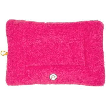 Reversible Eco-Paw Pet Bed Mat with Fleece and Polyester-Cotton