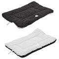 Reversible Eco-Paw Pet Bed Mat with Fleece and Polyester-Cotton