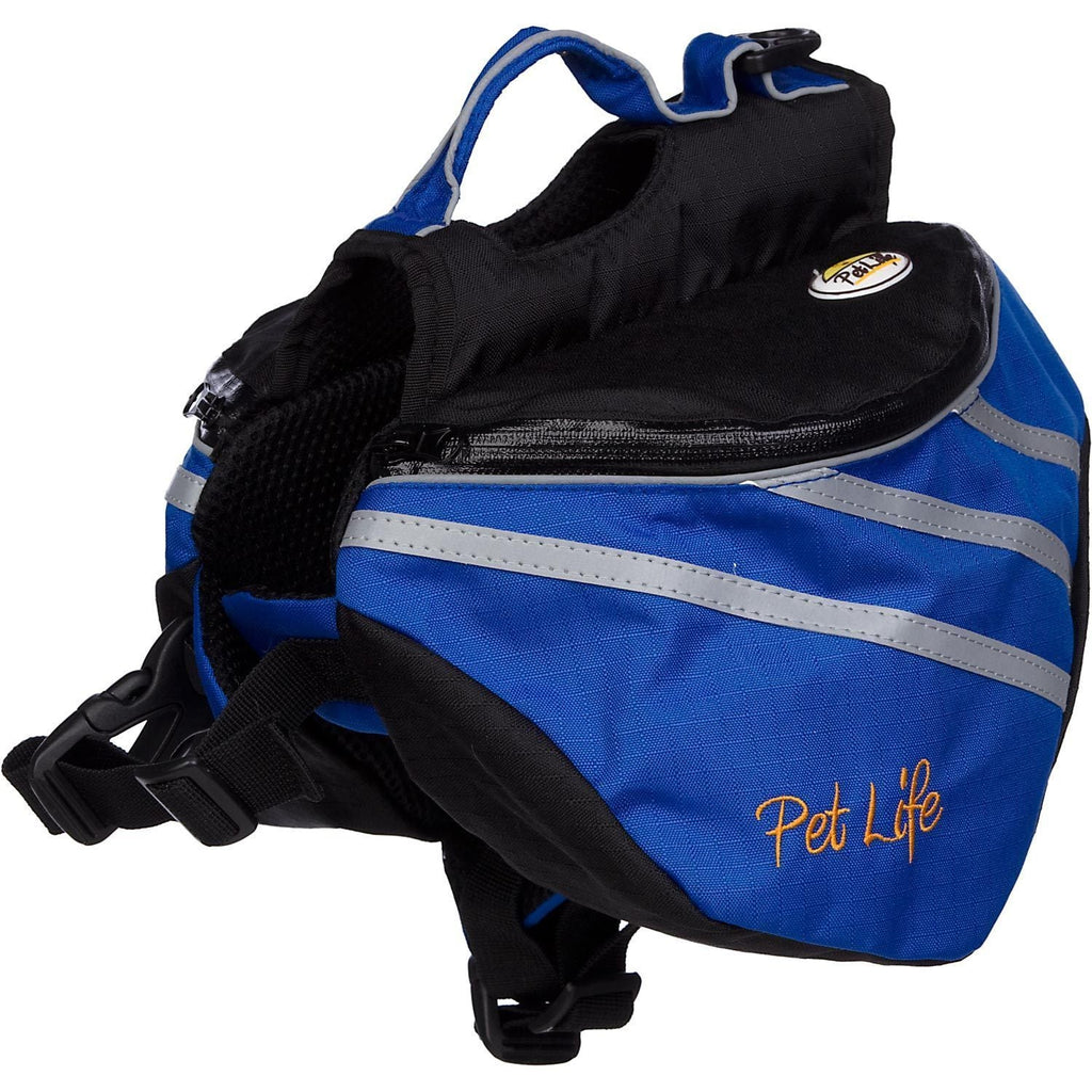 EVEREST Pet Backpack Harness with Reflective Strips and Storage Pocket