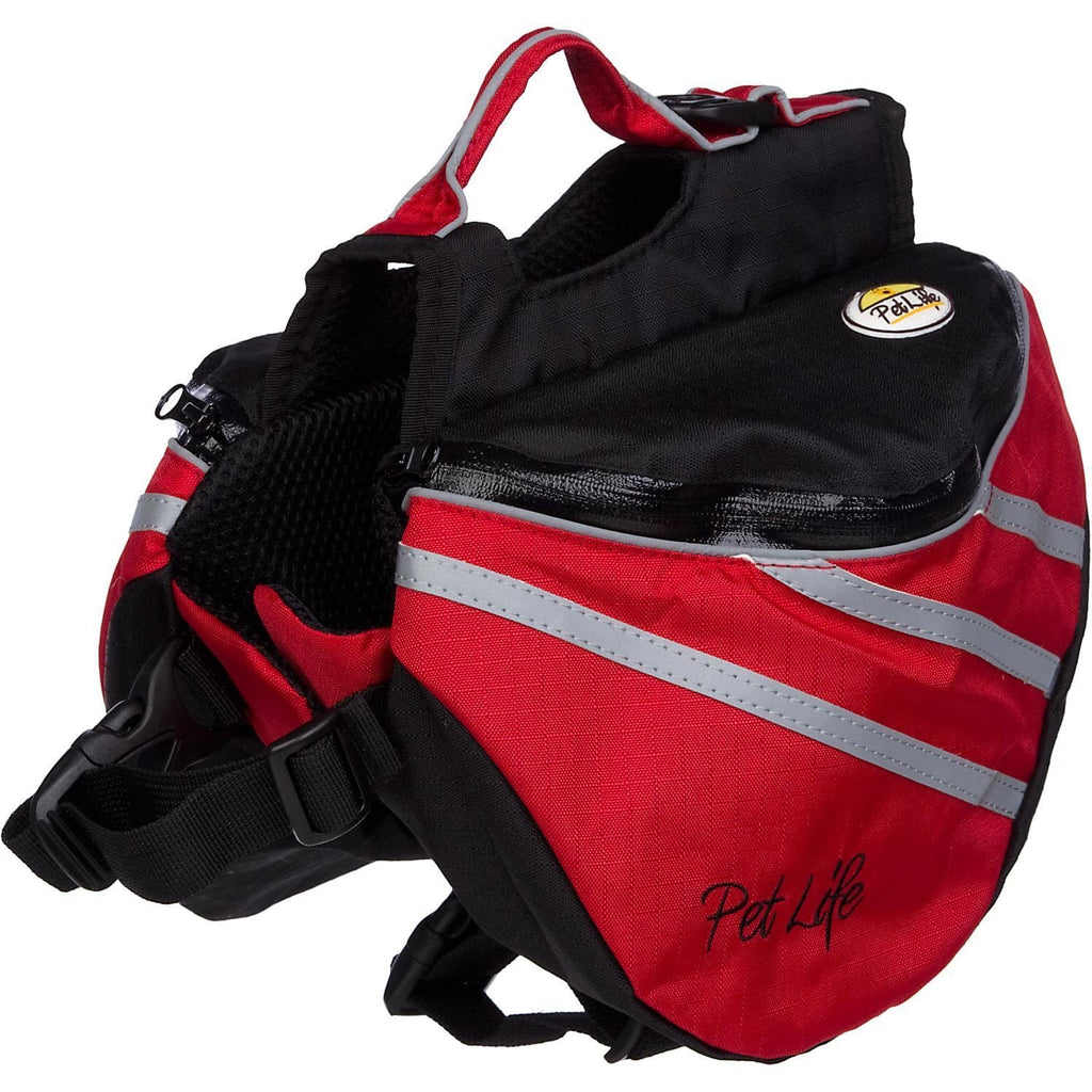 EVEREST Pet Backpack Harness with Reflective Strips and Storage Pocket