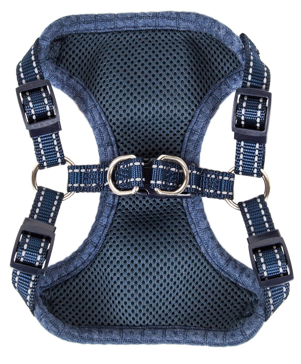 Flam-Bowyant Mesh Adjustable Dog Harness with Bow Tie