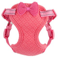 Flam-Bowyant Mesh Adjustable Dog Harness with Bow Tie
