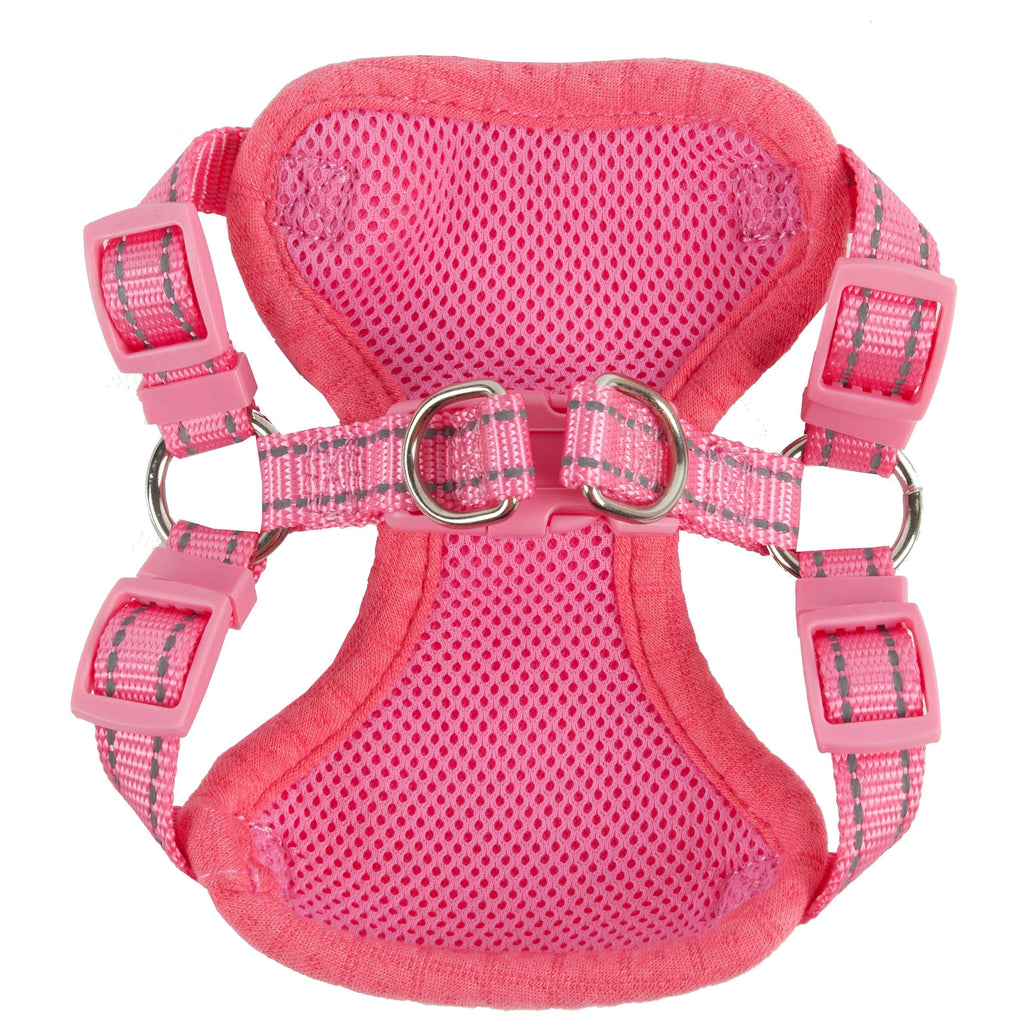 Flam-Bowyant Mesh Adjustable Dog Harness with Bow Tie