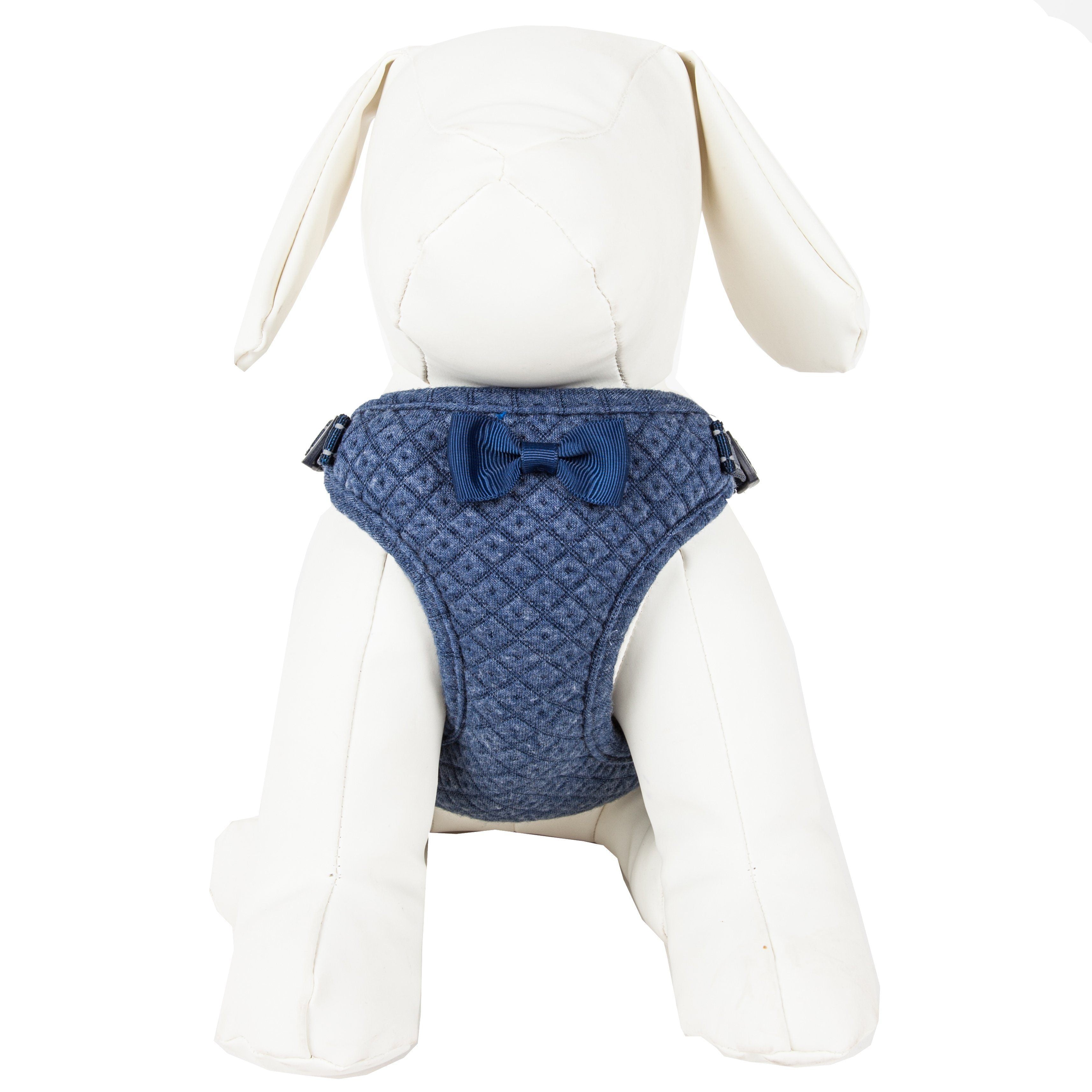Flam-Bowyant Mesh Adjustable Dog Harness with Bow Tie
