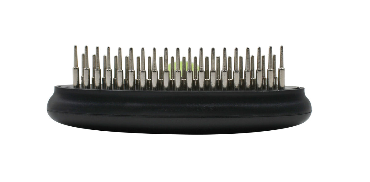 Flex Series Dual-Row Rake Comb for Medium to Long Haired Pets