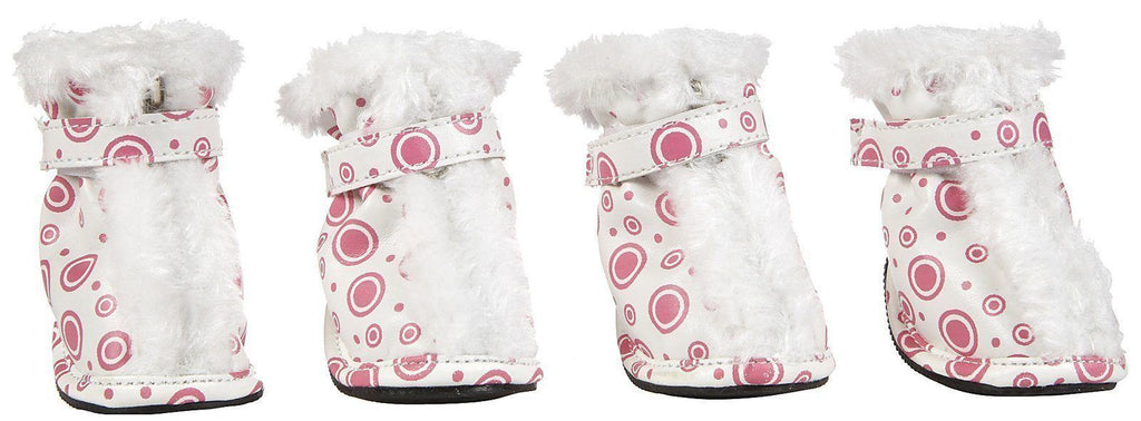 Waterproof Dog Boots with Thinsulate and Faux Fur Lining