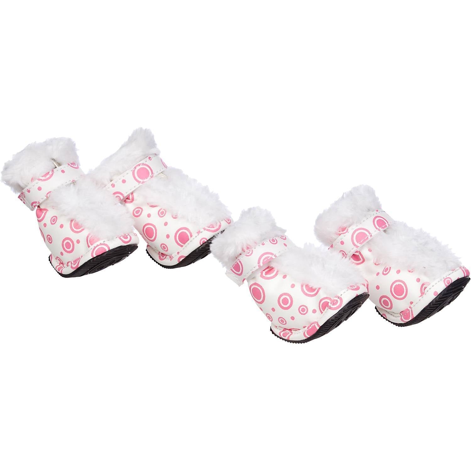 Waterproof Dog Boots with Thinsulate and Faux Fur Lining
