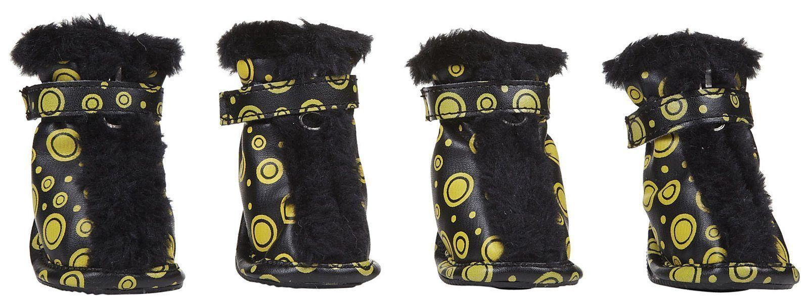 Waterproof Dog Boots with Thinsulate and Faux Fur Lining