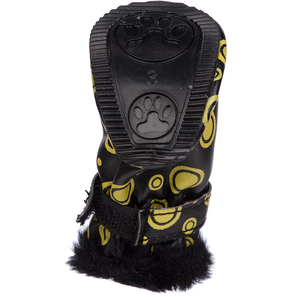 Waterproof Dog Boots with Thinsulate and Faux Fur Lining