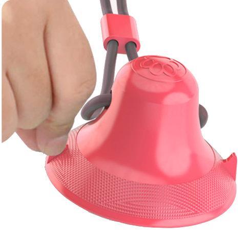 Grip N' Play Treat Dispensing Suction Cup Dog Toy, 16.9"