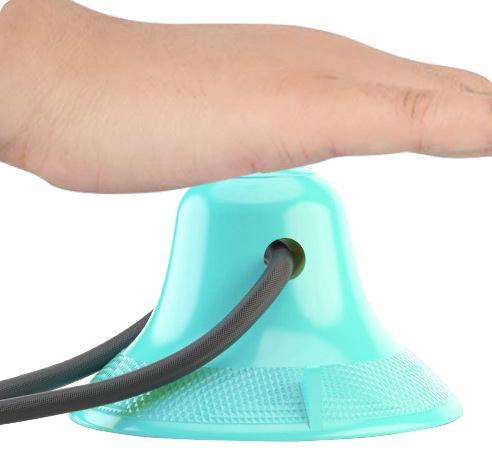 Treat-Dispensing Suction Cup Football Dog Toy with Dual Ropes