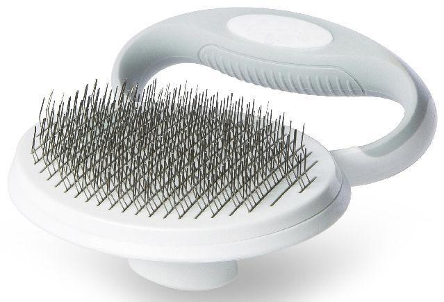 Gyrater Travel Self-Cleaning Swivel Pet Slicker Brush
