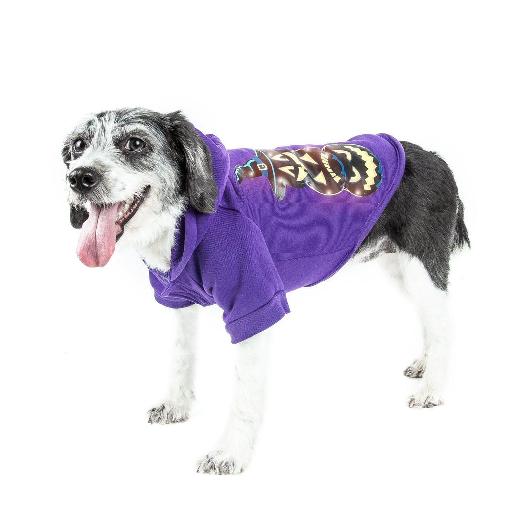 LED Snowman Hooded Pet Sweater with Leash Slit