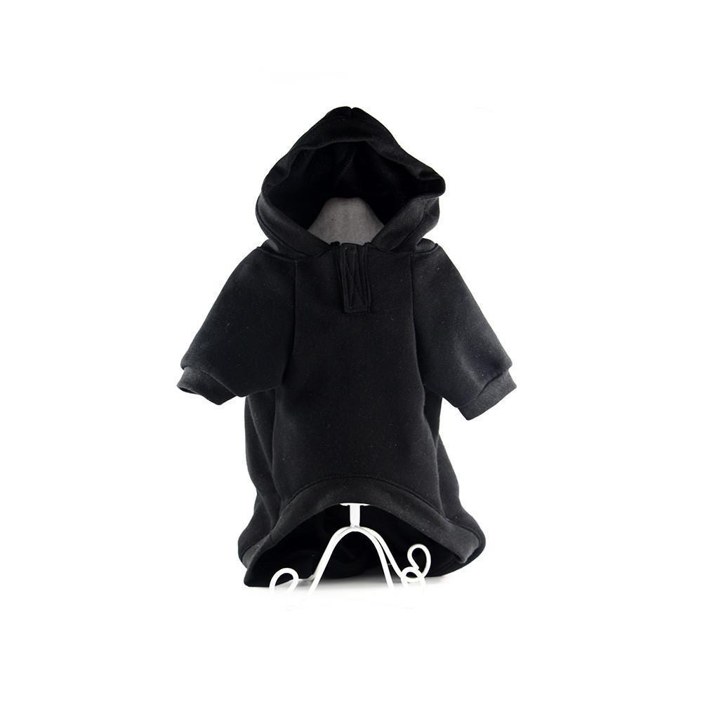 LED Juggling Santa Hooded Pet Sweater with Leash Slit