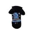 LED Santa Hat Pet Sweater with Leash Slit