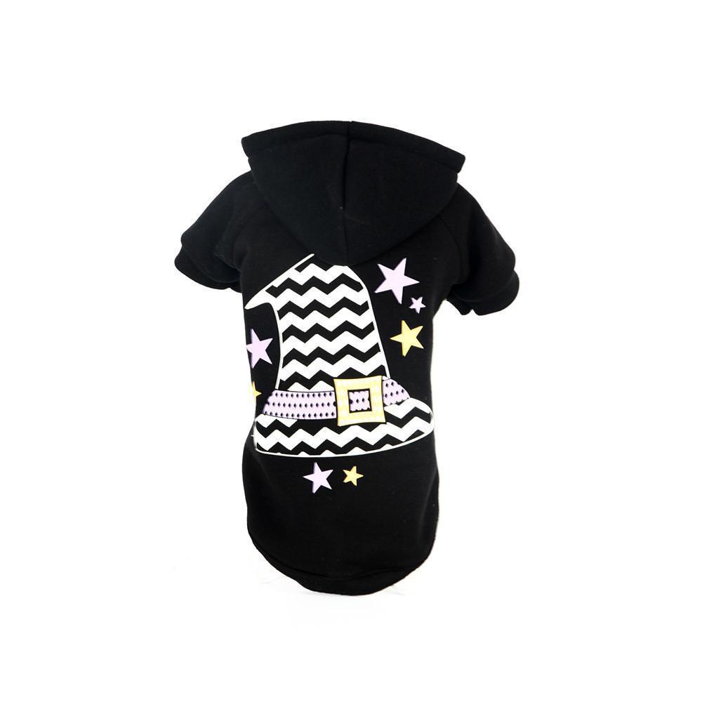 LED Santa Hat Pet Sweater with Leash Slit