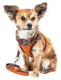 Pet Life ® Luxe 'Pawsh' 2-In-1 Adjustable Fashion Dog Harness and Leash