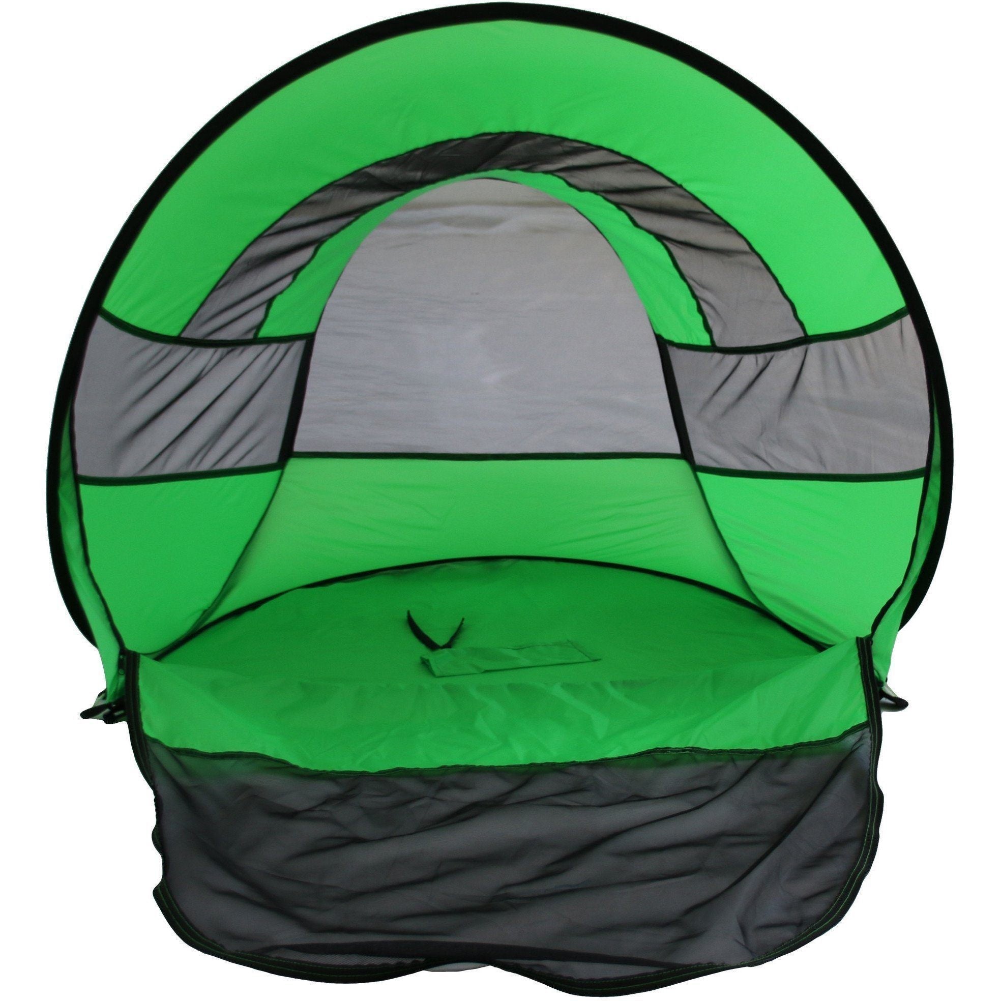 Modern Curved Collapsible Outdoor Pet Tent with Mesh Panels