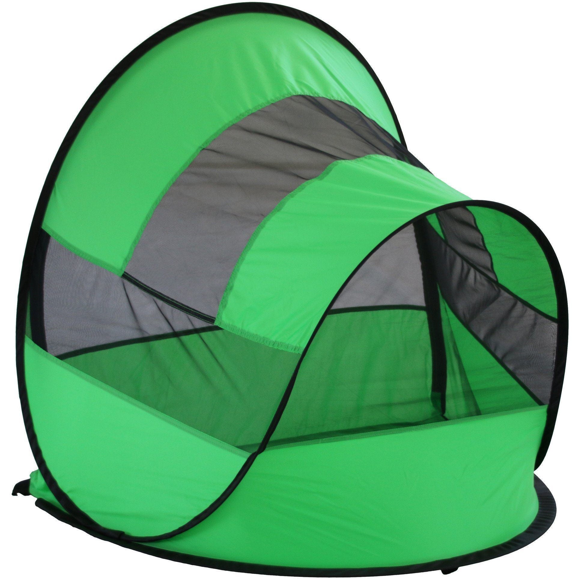 Modern Curved Collapsible Outdoor Pet Tent with Mesh Panels