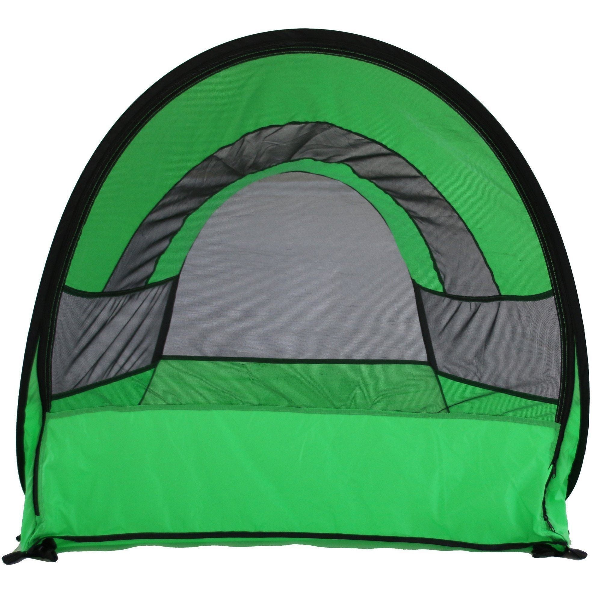 Modern Curved Collapsible Outdoor Pet Tent with Mesh Panels