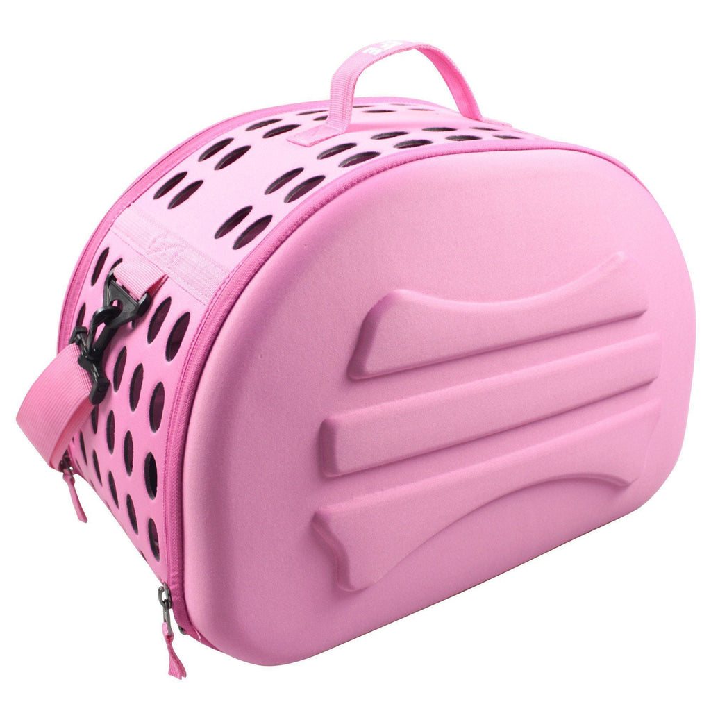 Collapsible PVC Pet Carrier with Foam Core, 18.2" x 11.4" x 13.3"