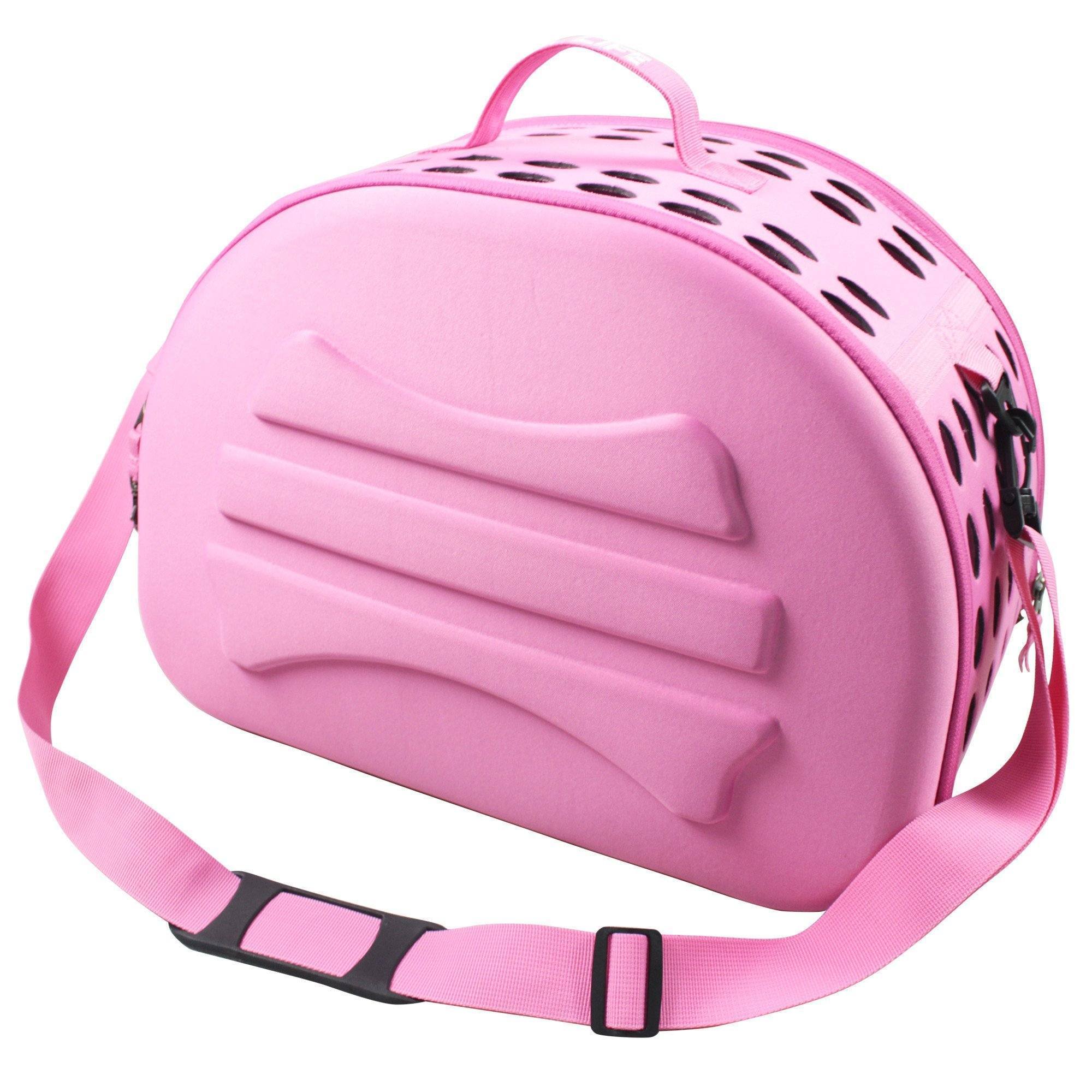Collapsible PVC Pet Carrier with Foam Core, 18.2" x 11.4" x 13.3"