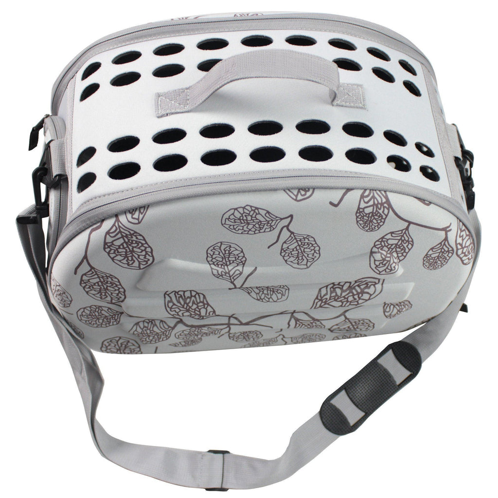Collapsible PVC Pet Carrier with Foam Core, 18.2" x 11.4" x 13.3"