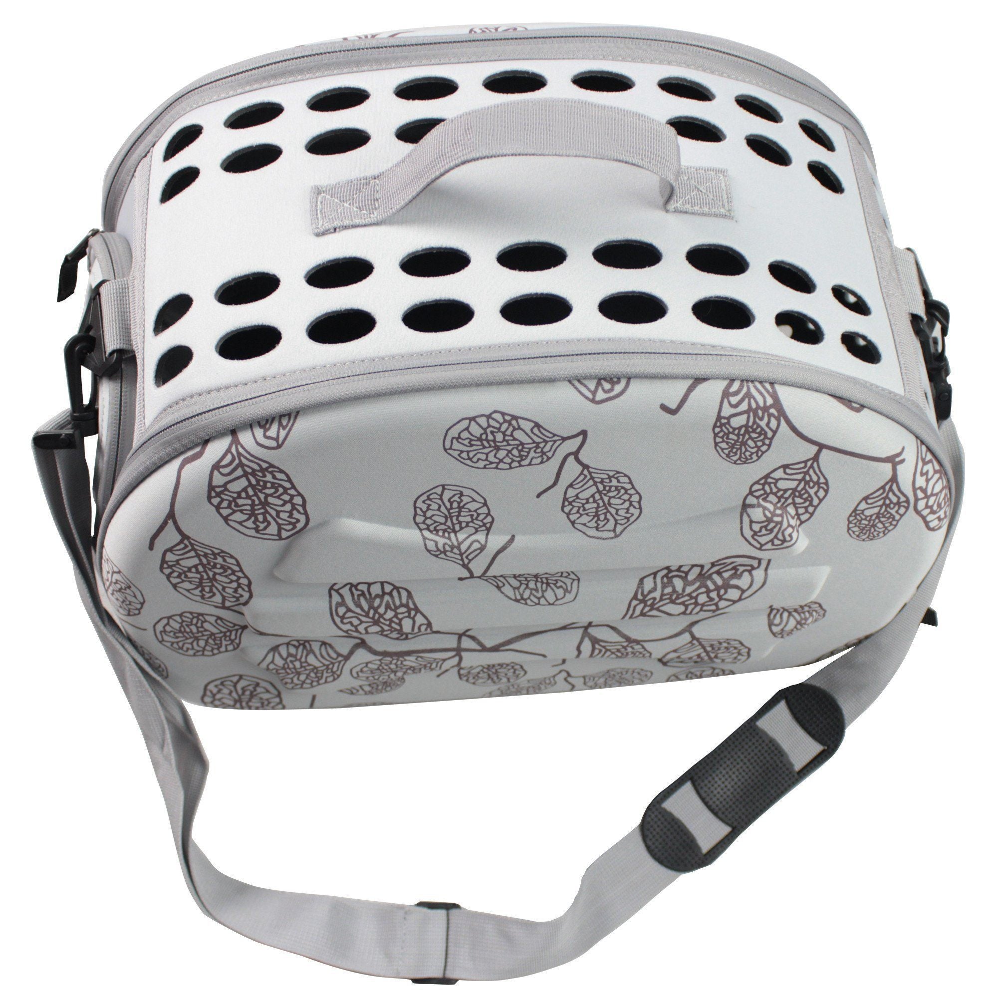 Collapsible PVC Pet Carrier with Foam Core, 18.2" x 11.4" x 13.3"