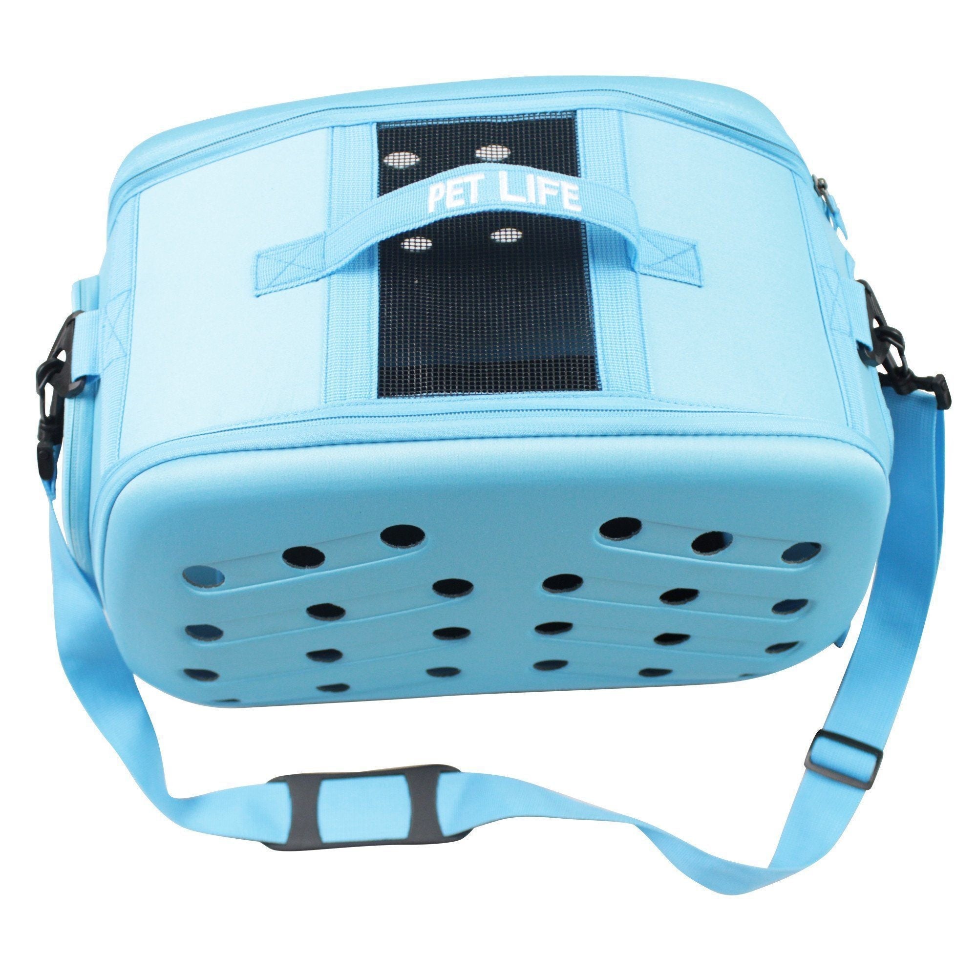 Collapsible Pet Carrier for Small to Medium Pets, 18.2" x 11.4" x 13.3"