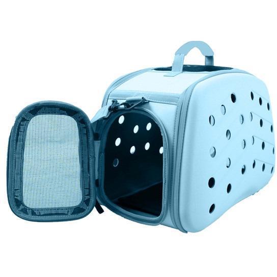 Collapsible Pet Carrier for Small to Medium Pets, 18.2" x 11.4" x 13.3"