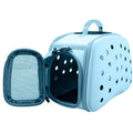 Collapsible Pet Carrier for Small to Medium Pets, 18.2" x 11.4" x 13.3"