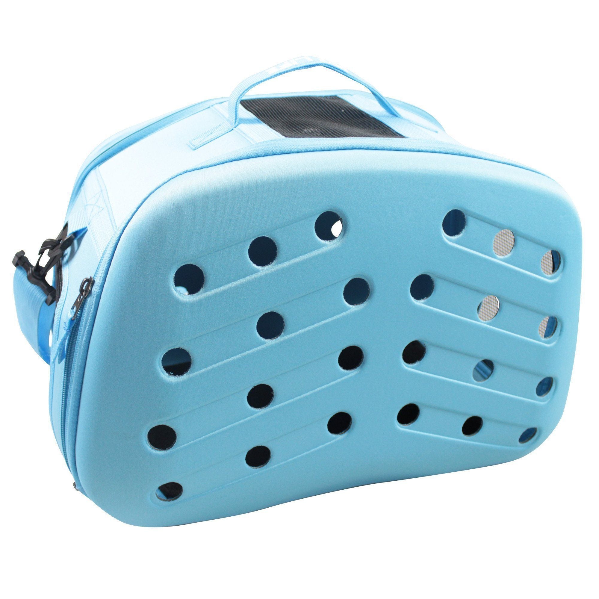 Collapsible Pet Carrier for Small to Medium Pets, 18.2" x 11.4" x 13.3"