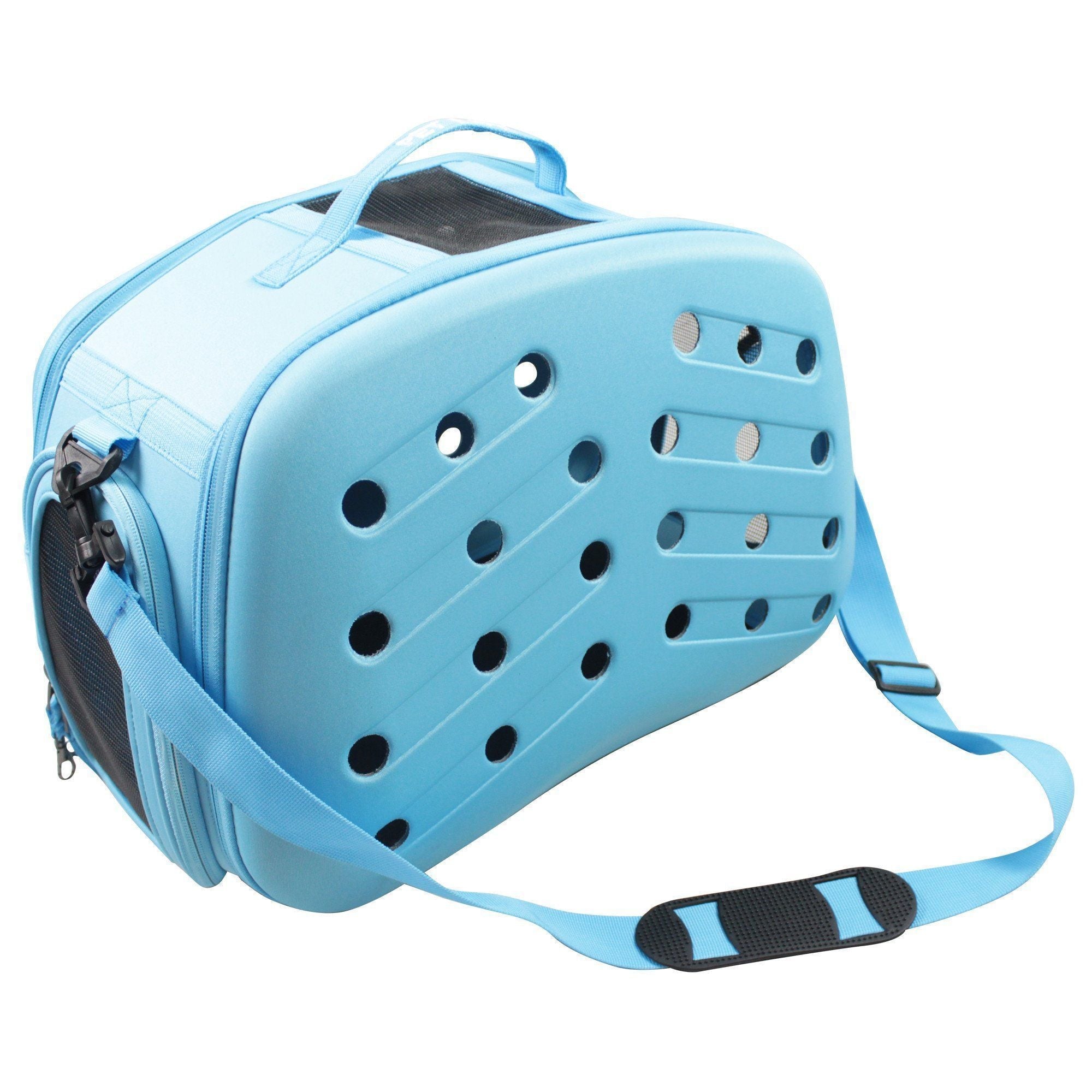 Collapsible Pet Carrier for Small to Medium Pets, 18.2" x 11.4" x 13.3"