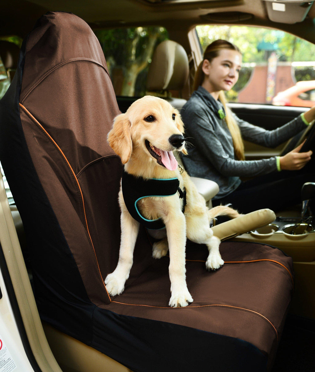 Pet Life Open Road Single Car Seat Cover, Waterproof, 48" x 24"