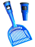 Dog and Cat Litter Scoop with Built-In Waste Bag Holder