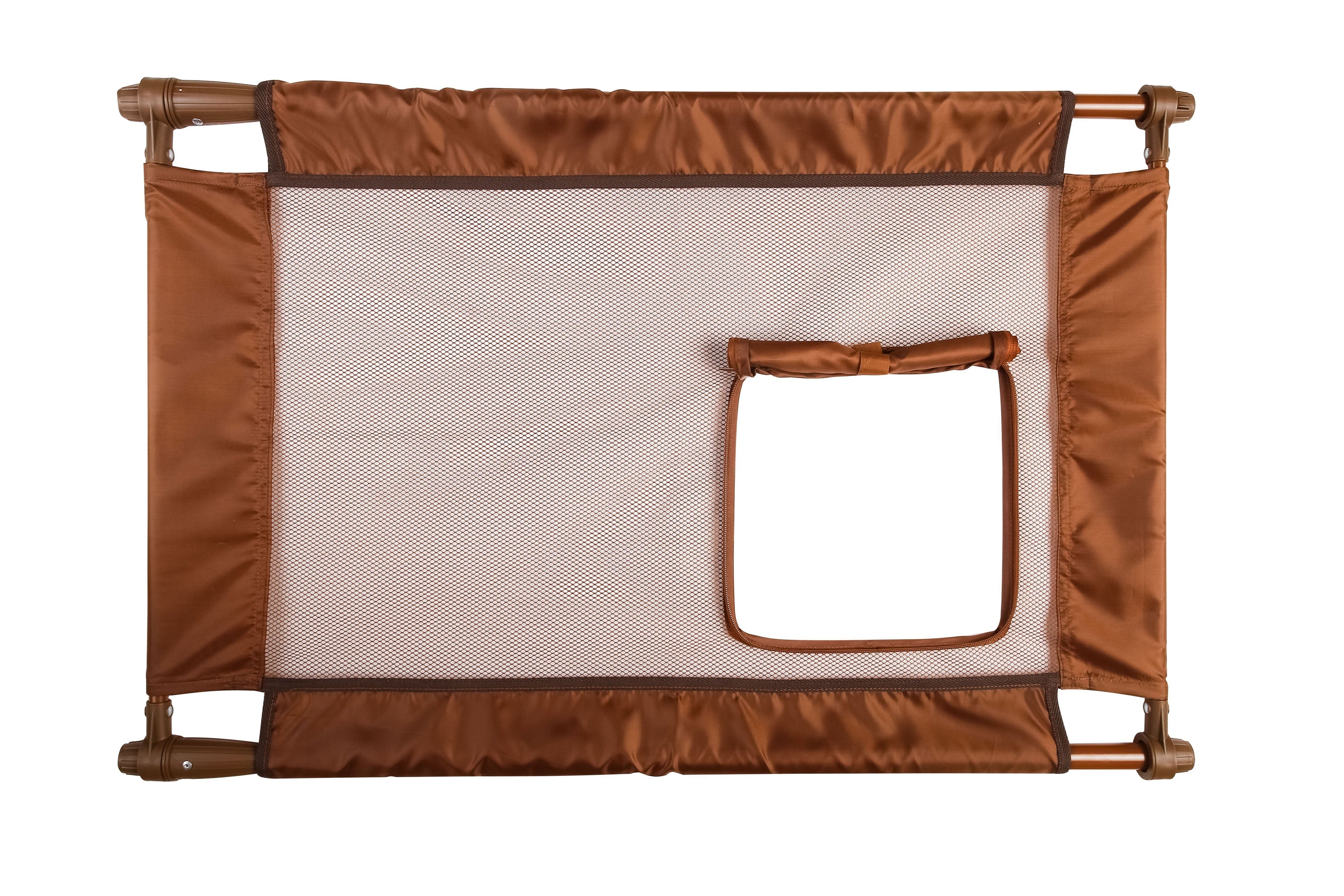Collapsible Adjustable Pet Gate for Small Dogs and Cats, Mesh Door
