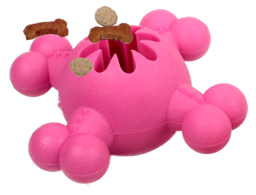 Quadra-Bone Treat Dispensing Dog Toy, Durable TPR, 5.2"