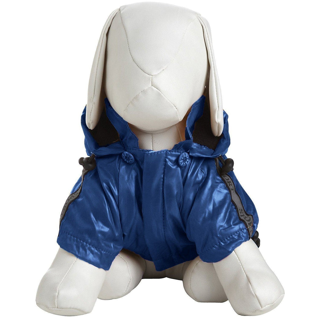 Reflecta-Sport Windbreaker Dog Raincoat Jacket with Removable Hood